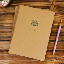 Cahier d&#39;exercices de couverture de papier kraft